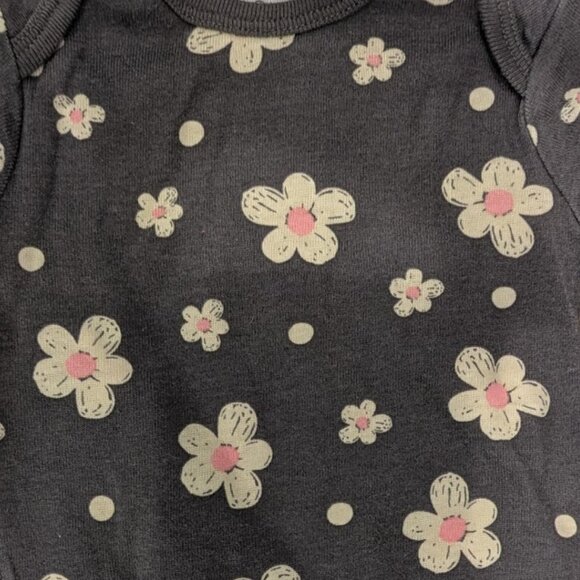 Onesies® by Gerber Pretty Kitty and Floral Bodysuit Duo  (12M) - Picture 5 of 5